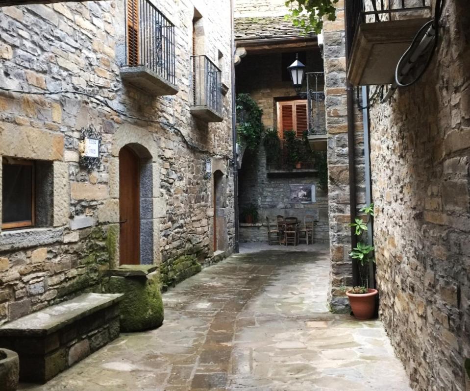 Casa Encuentra, En El Pirineo Al Lado De Ainsa Pension El Pueyo de Araguás Buitenkant foto